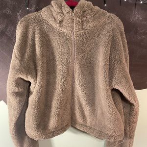 Teddy Plush Zip Up